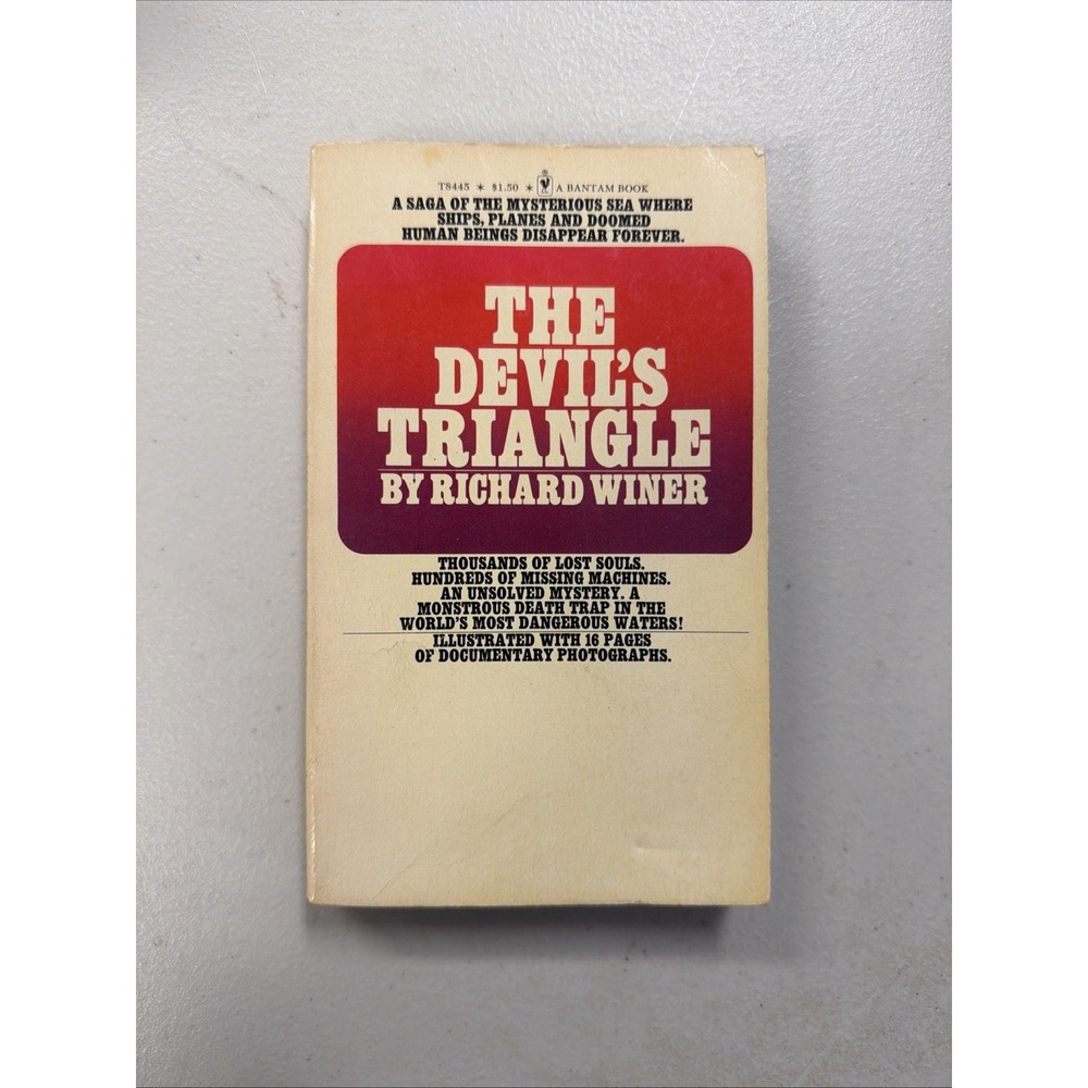 The Devil's Triangle by Richard Winer, 1974 Bantam Paperback